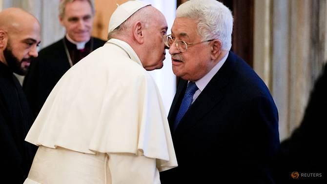 Mahmud Abbas zählt auf Papst Franziskus.