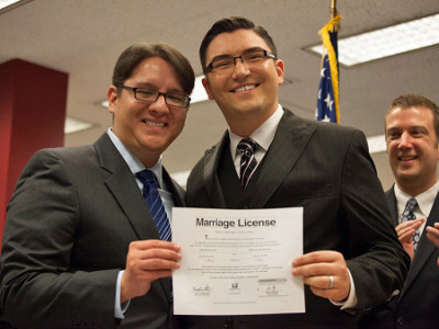 Marriage License in Hand